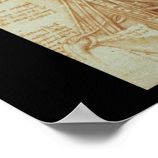 Anatomie des Necks von Leonardo Da Vinci c. 1515 Poster (Ecke)