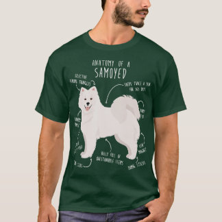 Anatomie des Samoyed Hundes T-Shirt