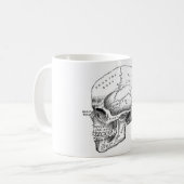 Anatomie des Schädels Kaffeetasse (Vorderseite Links)