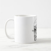 Anatomie des Schädels Kaffeetasse (Links)