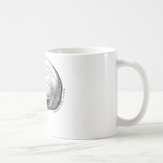 Anatomie des Schädels Kaffeetasse