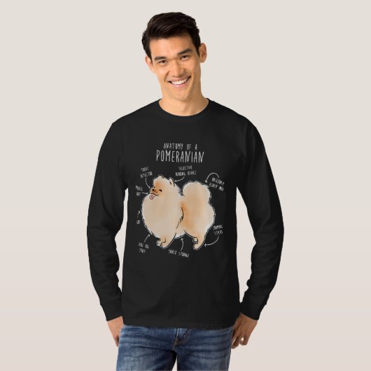 Anatomie des Spitzes T-Shirt (Vorne ganz)