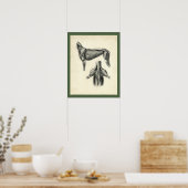 Anatomie des Tieres Druck Poster (Küche)