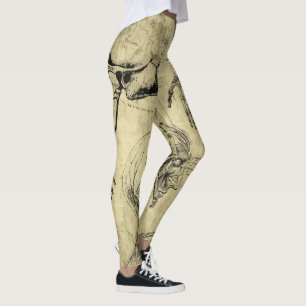 Anatomie-Druck-Leggings Leggings