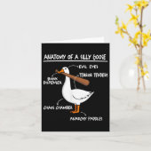 Anatomie einer Albernen Gans Karte (Gelbe Blume)