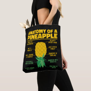 Anatomie einer Ananas Ananas Liebhaber Cooler Anan Tasche