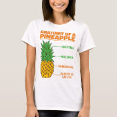 Anatomie einer Ananas Liebhaberfamilie Cool T-Shirt (Vorderseite)