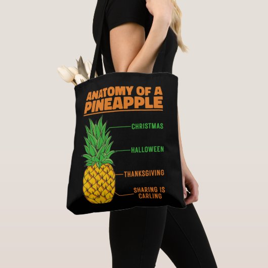 Anatomie einer Ananas Liebhaberfamilie Cool Tasche (Von Nahem)