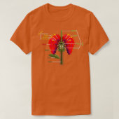 Anatomie einer Blume T-Shirt (Design vorne)