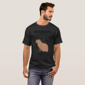 Anatomie einer Capybara für Jungen T-Shirt (Vorne ganz)
