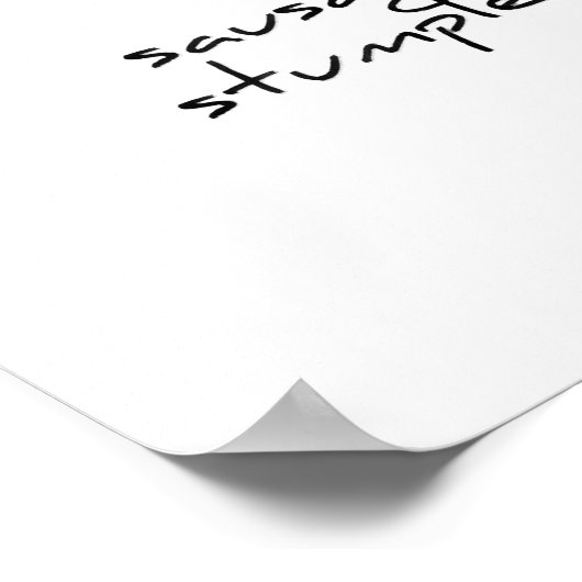 Anatomie einer Dackel - Witzhund Poster (Ecke)