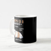 Anatomie einer Guinea aus Furry Potato Schweinefle Kaffeetasse (Vorderseite Links)