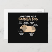 Anatomie einer Guinea Postkarte (Vorne/Hinten)