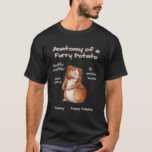 Anatomie einer Guinea Schweineschwärze T-Shirt