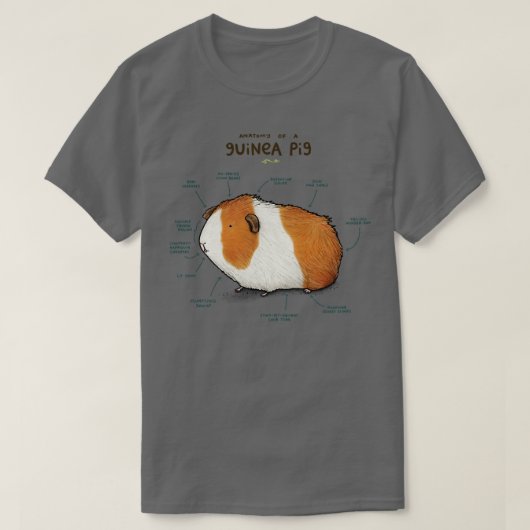 Anatomie einer Guinea T-Shirt (Design vorne)
