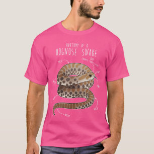 Anatomie einer Hognose-Schlange Lustiges Haustier  T-Shirt