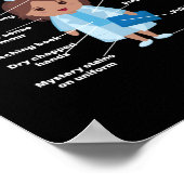 Anatomie einer Krankenschwester Poster (Ecke)