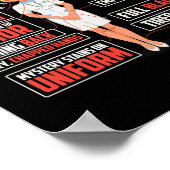 Anatomie einer Krankenschwester Poster (Ecke)