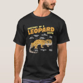 Anatomie einer Leopard-Gecko-Lizard T-Shirt (Vorderseite)