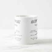 Anatomie einer MAMIL lustigen Tasse für Radfahrer (Mittel)