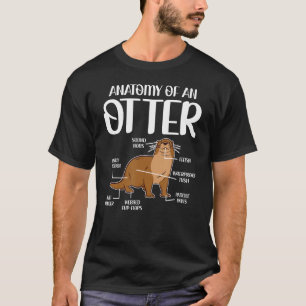 Anatomie einer Otter Sea Otter Pun T-Shirt