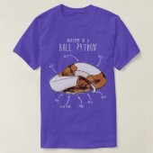 Anatomie einer Piebaldpython T-Shirt (Design vorne)