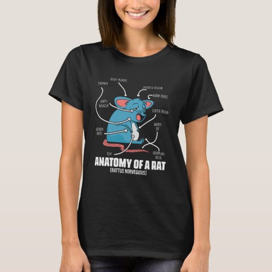 Anatomie einer Rattendefinition für Maushaube T-Shirt (Vorderseite)
