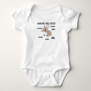 Anatomie einer sonnigen Knochenerklärung Baby Strampler