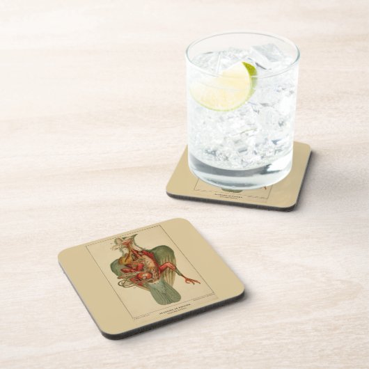 Anatomie einer Taube Getränkeuntersetzer (Rechte Seite)