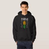 Anatomie eines Ananas Hoodie (Vorne ganz)