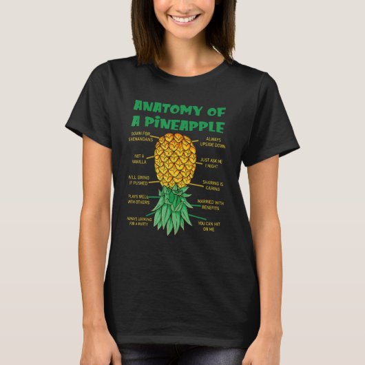 Anatomie eines Ananas T-Shirt (Vorderseite)