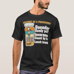 Anatomie eines Apothekers Lustiges Apotheker-Shirt T-Shirt