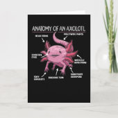 Anatomie eines Axolotl Karte (Vorderseite)
