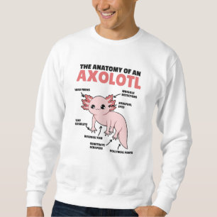 Anatomie eines Axolotl Sweatshirt