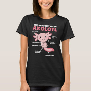 Anatomie eines Axolotl T-Shirt