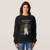 Anatomie eines Beagle Sweatshirt (Vorne ganz)