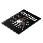 Anatomie eines Boston Terrier Notizblock (Linke Seite)