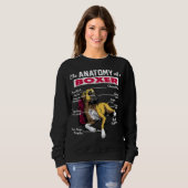 Anatomie eines Boxerdogs - Funny für Boxer Liebhab Sweatshirt (Vorne ganz)