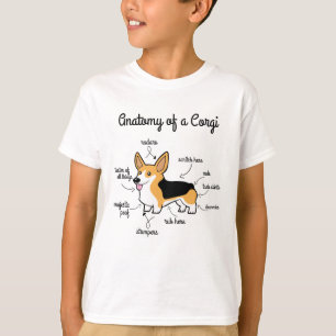 Anatomie eines Corgi T-Shirt