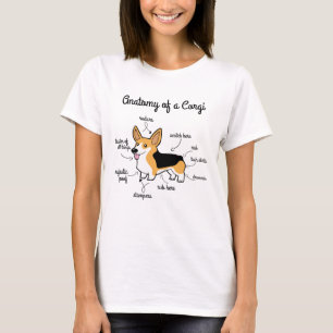 Anatomie eines Corgi T-Shirt