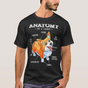 Anatomie eines Corgi-T - Shirt Funny Dog