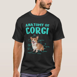 Anatomie Eines Corgis Für Hundebesitzer T-Shirt
