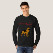 Anatomie eines deutschen Hirten T-Shirt (Vorne ganz)