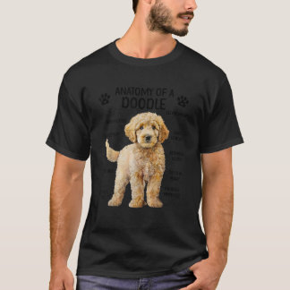Anatomie eines Doodle Doodle-Besitzers Goldendoodl T-Shirt