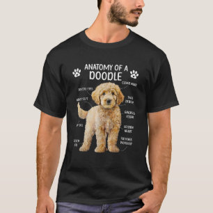 Anatomie eines Doodle Doodle-Besitzers Goldendoodl T-Shirt