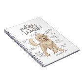 Anatomie eines Doodle Hundes Notizblock (Rechte Seite)