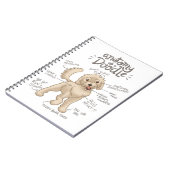 Anatomie eines Doodle Hundes Notizblock (Linke Seite)