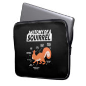 Anatomie eines Eichhörnchens Laptopschutzhülle (Vorderseite Links)