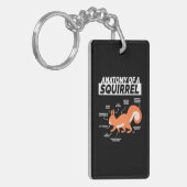 Anatomie eines Eichhörnchens Schlüsselanhänger (Vorderseite links)