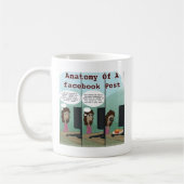 Anatomie eines Facebook Post Funny Kaffeetasse (Links)